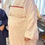 妊婦授乳着付け　花嫁妊婦